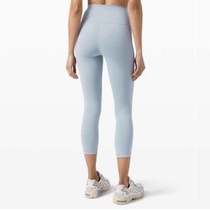Lululemon Wunder Train High-Rise Crop 21" Chambray